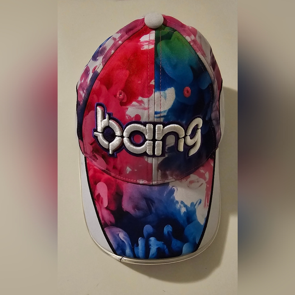 Colorful Light Up Bang Energy drink hat.